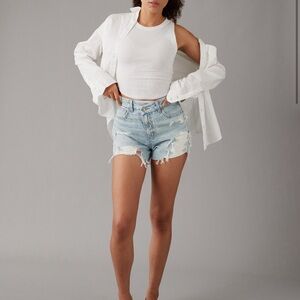 American Eagle curvy mom shorts size 2